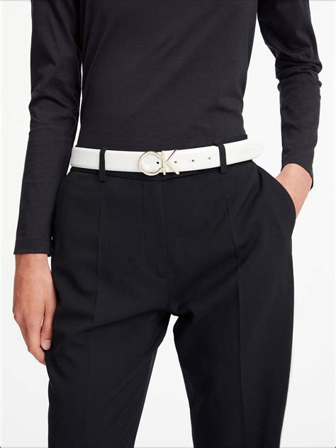 calvin klein gürtel weiß